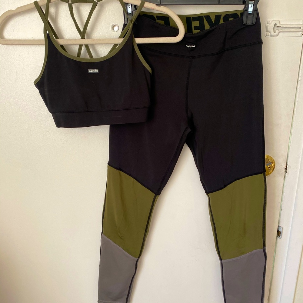 Flag Nor Fail Gym Sports Bra and Leggings